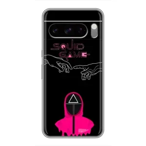 Чохол Гра в кальмара для Google Pixel 8 Pro (Мінімалізм Гра кальмара)