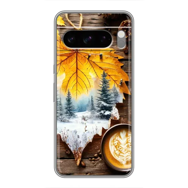 Чехол с принтом «Осенне-зимний кофе» для Google Pixel 8 Pro Чехол с принтом «Осенне-зимний кофе» для Google Pixel 8 Pro