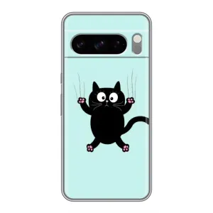Чехол с принтом «Падающий кот» для Google Pixel 8 Pro