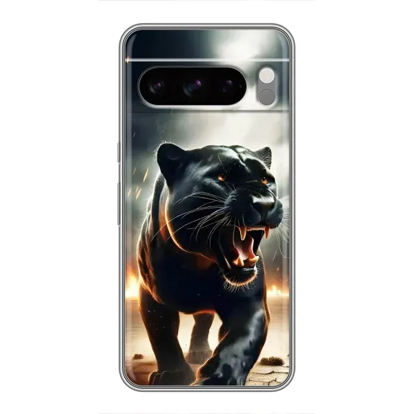 Чехол с принтом «Черная пантера» для Google Pixel 8 Pro