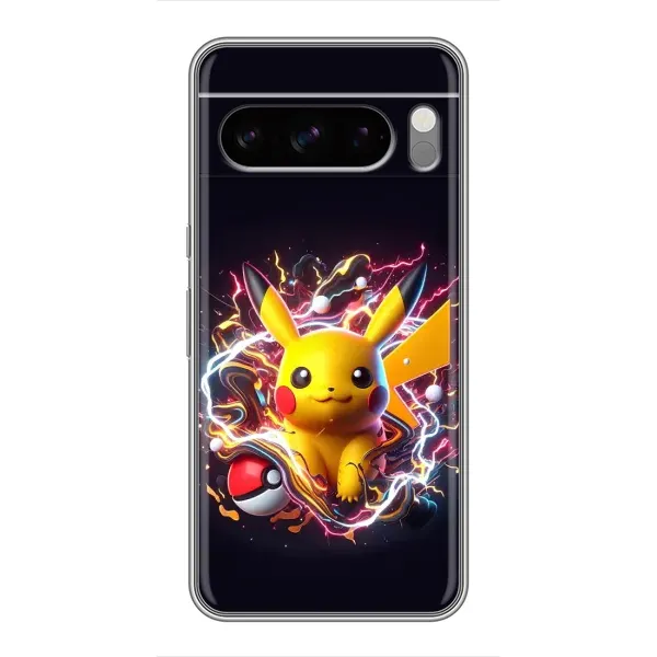 Чохол з принтом «Пікачу з м'ячем» для Google Pixel 8 Pro Чохол з принтом «Пікачу з м'ячем» для Google Pixel 8 Pro