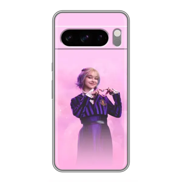 Чехол с принтом «Яркая Энид Уэнздей» для Google Pixel 8 Pro Чехол с принтом «Яркая Энид Уэнздей» для Google Pixel 8 Pro