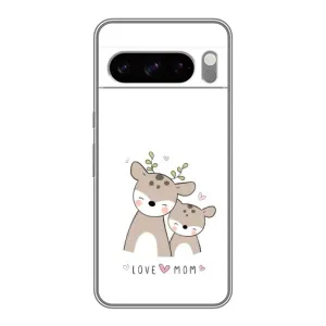 Чехлы для мамы на Google Pixel 8 Pro (Оленята мама и малыш)