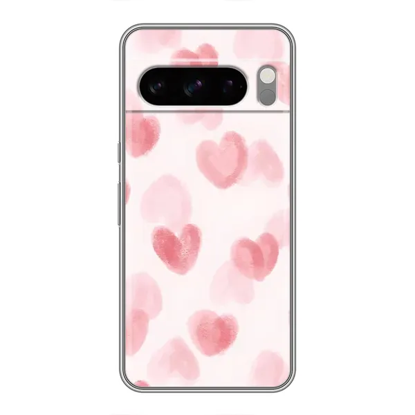 Чехол с принтом «Розовые сердечки» для Google Pixel 8 Pro Чехол с принтом «Розовые сердечки» для Google Pixel 8 Pro