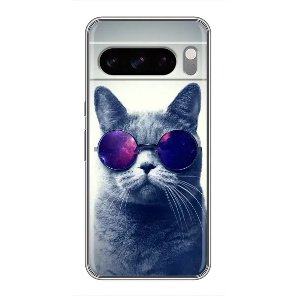 Чехол с принтом «Стильный кот» для Google Pixel 8 Pro Чехол с принтом «Стильный кот» для Google Pixel 8 Pro