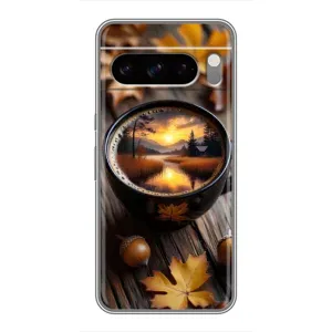 Чехол с принтом «Темный кофе» для Google Pixel 8 Pro