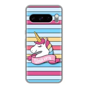 Чехол для Гугл пиксель 8 Про - (Единорожки - Новинки) (AlphaPrint) (Unicorn)
