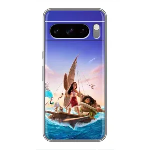 Чехол с мультфильмом Моана Google Pixel 8 Pro (Команда Ваяна Мауи)