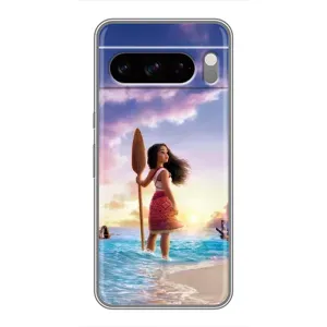 Чехол с мультфильмом Моана Google Pixel 8 Pro (Моана с веслом)
