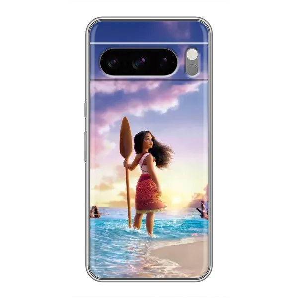 Чехол с принтом «Моана с веслом» для Google Pixel 8 Pro