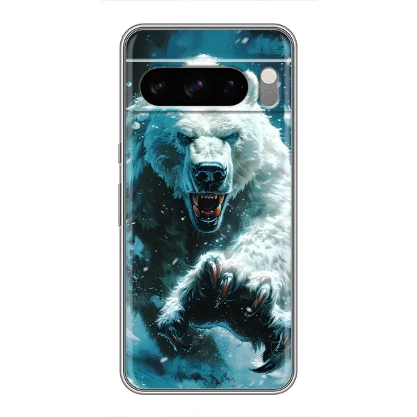 Чехол с принтом «Полярный медведь» для Google Pixel 8 Pro