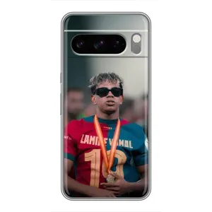Чехол с футболистом Ламин Ямаль Google Pixel 8 Pro (Ямаль Барса)