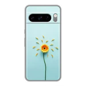 Чохли з квітами для Google Pixel 8 Pro (VPrint) (Жовта квітка)