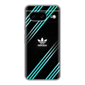 Чохли Адидас для Google Pixel 8 (AlphaPrint) (Адідас з полосами)