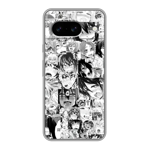 Чехол с принтом «Ahegao manga» для Google Pixel 8