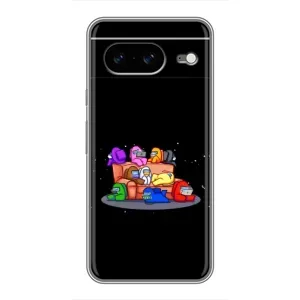 Чехол Амонг Ас для Google Pixel 8 (AlphaPrint) (Амонг-ас)