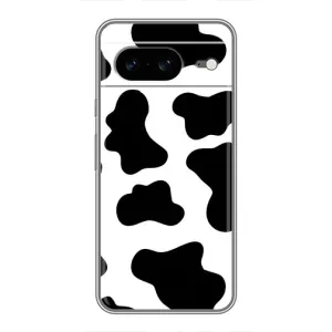 Чохол з принтом «Чорная Буренка» для Google Pixel 8