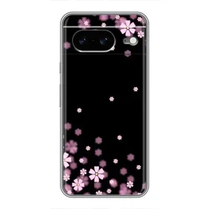 Чохол для Google Pixel 8 Ґуґл Піксель 8 - з принтом (Дизайнерські) (AlphaPrint) (Квіти маленькі)