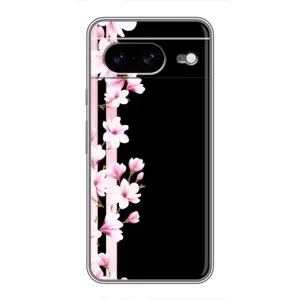 Чохол для Google Pixel 8 Ґуґл Піксель 8 - з принтом (Дизайнерські) (AlphaPrint) (Квіточки)