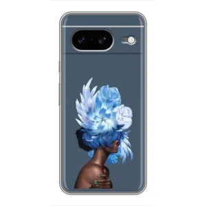 Чехлы (ART) Цветы на Google Pixel 8 (VPrint) (Квіти на голові)