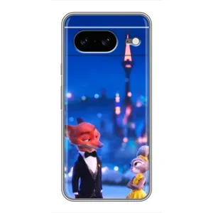 Чохол з принтом «Романтичний вечір Зоотрополіс» для Google Pixel 8