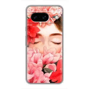 Чехлы (ART) Цветы на Google Pixel 8 (VPrint) (Очі в квітах)