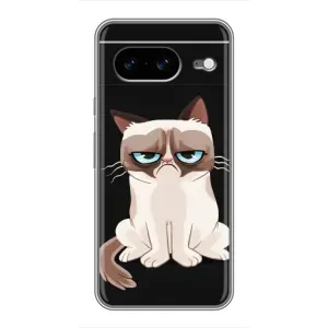 Чехол с принтом «Грустный кот» для Google Pixel 8