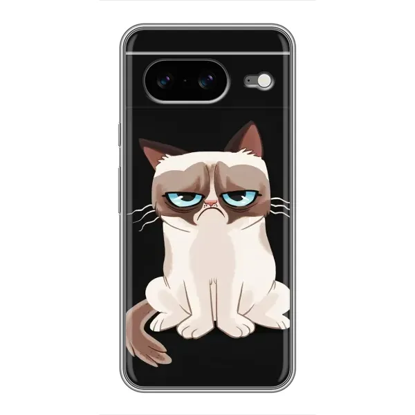 Чехол с принтом «Грустный кот» для Google Pixel 8 Чехол с принтом «Грустный кот» для Google Pixel 8