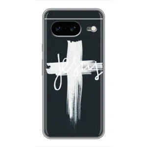 Чехол для Google Pixel 8 (AlphaPrint) - (Христианские) (Иисус)