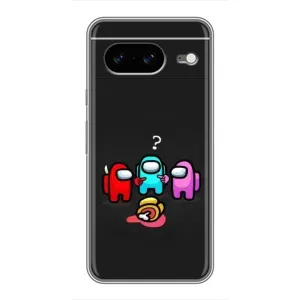 Чехол Амонг Ас для Google Pixel 8 (AlphaPrint) (Импостер)