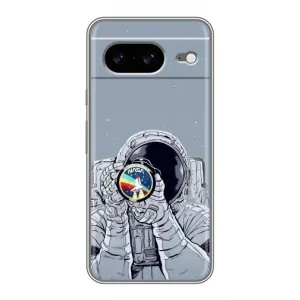 Чохол NASA для Google Pixel 8 (AlphaPrint) (Космонавт фото)
