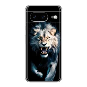 Чехол с принтом «Лев в темноте» для Google Pixel 8