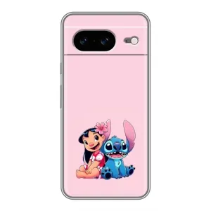 Чохол з принтом Стіч на Google Pixel 8 (Ліло і Стіч)