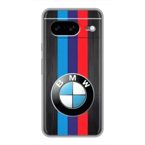 Чохол для Google Pixel 8 Ґуґл Піксель 8 - з принтом БМВ (AlphaPrint) (Лого BMW)