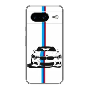 Чохол для Google Pixel 8 Ґуґл Піксель 8 - з принтом БМВ (AlphaPrint) (Машина БМВ)