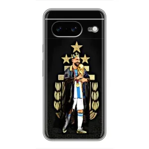 Чохли для Google Pixel 8 (Leo чемпіон) (AlphaPrint) (Мессі Король)