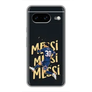 Чохли для Google Pixel 8 (Leo чемпіон) (AlphaPrint) (Messi ПСЖ)