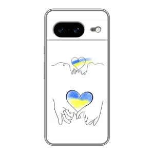 Чохол для Патріота України Google Pixel 8 - (AlphaPrint) (Мир Україні)