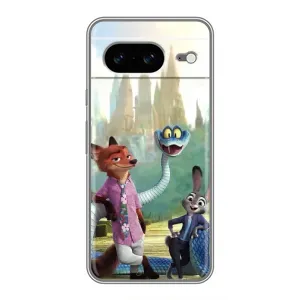 Чохол з принтом «Герої мультфільму Зоотрополіс» для Google Pixel 8