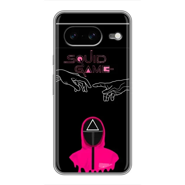 Чехол с принтом «Минимализм Игра кальмара» для Google Pixel 8 Чехол с принтом «Минимализм Игра кальмара» для Google Pixel 8