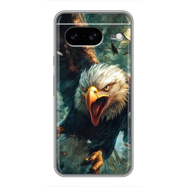Чехол с принтом «Орел в полете» для Google Pixel 8