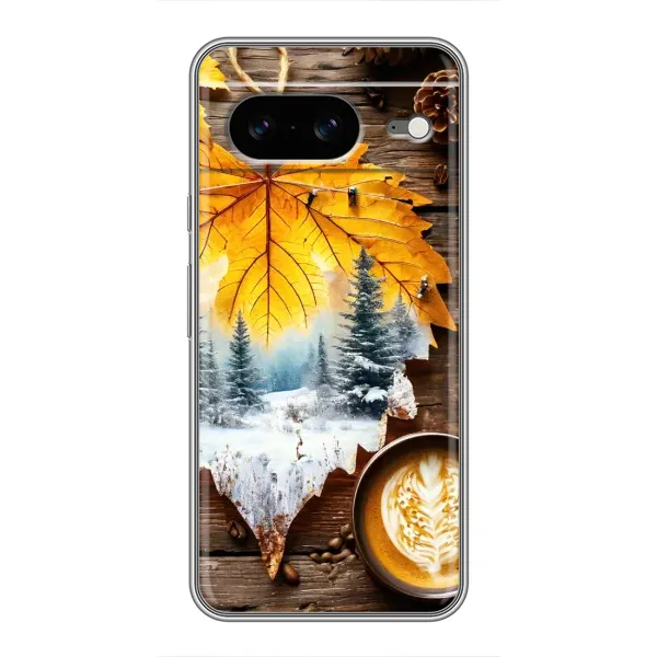Чохол з принтом «Осінньо-зимова кава» для Google Pixel 8 Чохол з принтом «Осінньо-зимова кава» для Google Pixel 8