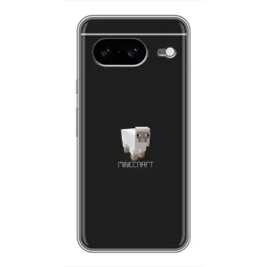 Чехол Майнкрафт на Google Pixel 8 (AlphaPrint) Minecraft (Овечка Майнкрафт)