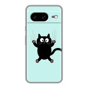 Чехол с принтом «Падающий кот» для Google Pixel 8