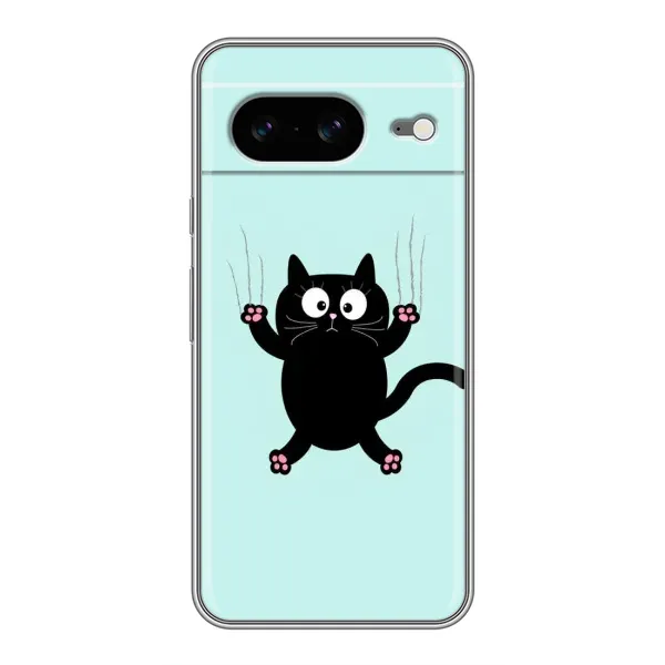 Чехол с принтом «Падающий кот» для Google Pixel 8 Чехол с принтом «Падающий кот» для Google Pixel 8