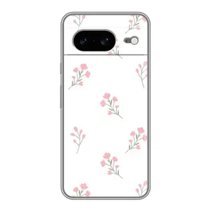 Чехол с принтом «Розовые цветы» для Google Pixel 8