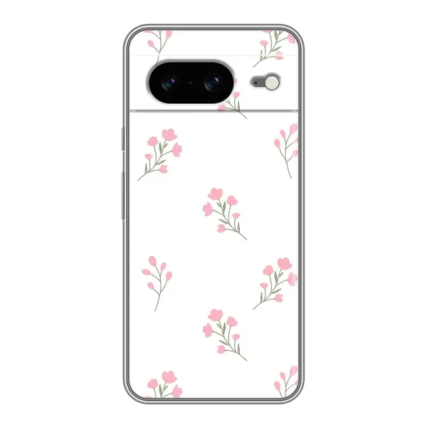 Чехол с принтом «Розовые цветы» для Google Pixel 8 Чехол с принтом «Розовые цветы» для Google Pixel 8