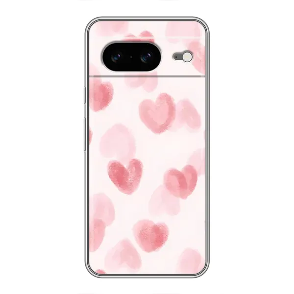 Чехол с принтом «Розовые сердечки» для Google Pixel 8 Чехол с принтом «Розовые сердечки» для Google Pixel 8