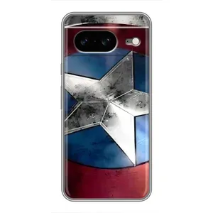 Чохол з принтом «Щит Капітана Америки» для Google Pixel 8