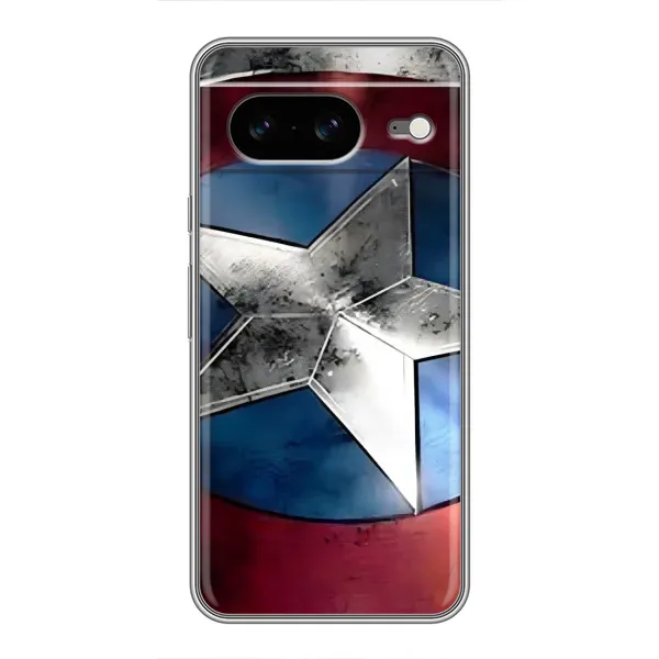 Чохол з принтом «Щит Капітана Америки» для Google Pixel 8 Чохол з принтом «Щит Капітана Америки» для Google Pixel 8